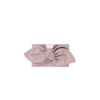 Organic Cotton Modal Headband - Mushroom Marle Childrens Headband from Jamie Kay Australia