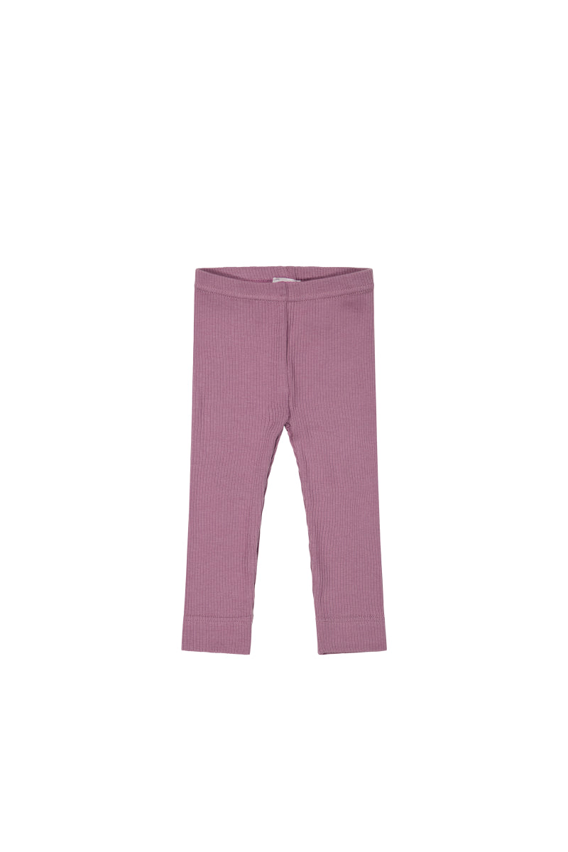 Organic Cotton Modal Everyday Legging - Berry Jam Childrens Legging from Jamie Kay Australia