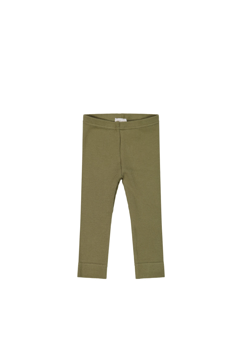 Organic Cotton Modal Everyday Legging - Herb Childrens Legging from Jamie Kay Australia