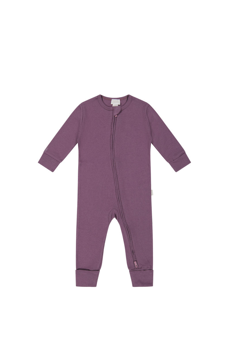 Organic Cotton Modal Frankie Onepiece - Elderberry Childrens Onepiece from Jamie Kay Australia