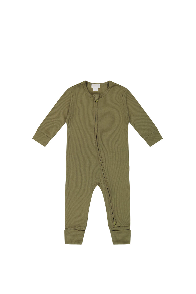 Organic Cotton Modal Frankie Onepiece - Herb Childrens Onepiece from Jamie Kay Australia