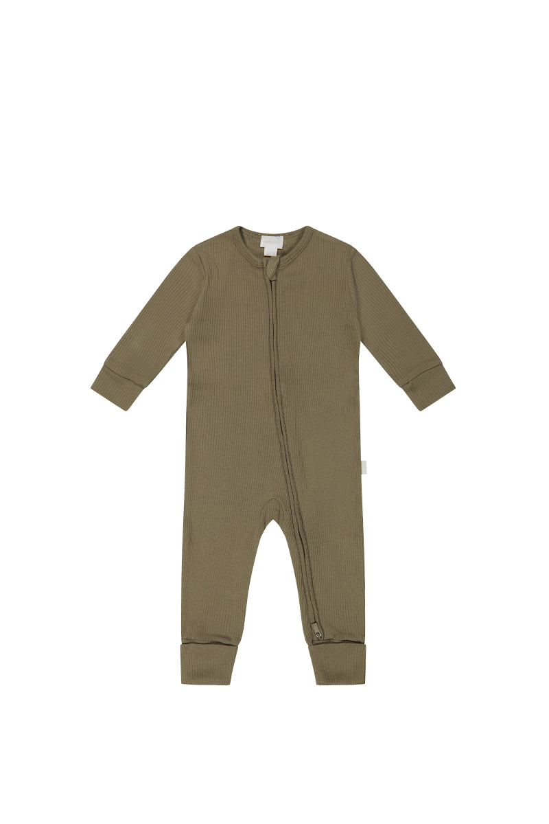 Organic Cotton Modal Frankie Onepiece - Oak Childrens Onepiece from Jamie Kay Australia