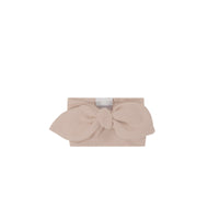 Organic Cotton Modal Lilian Headband - Dusky Rose Childrens Headband from Jamie Kay Australia