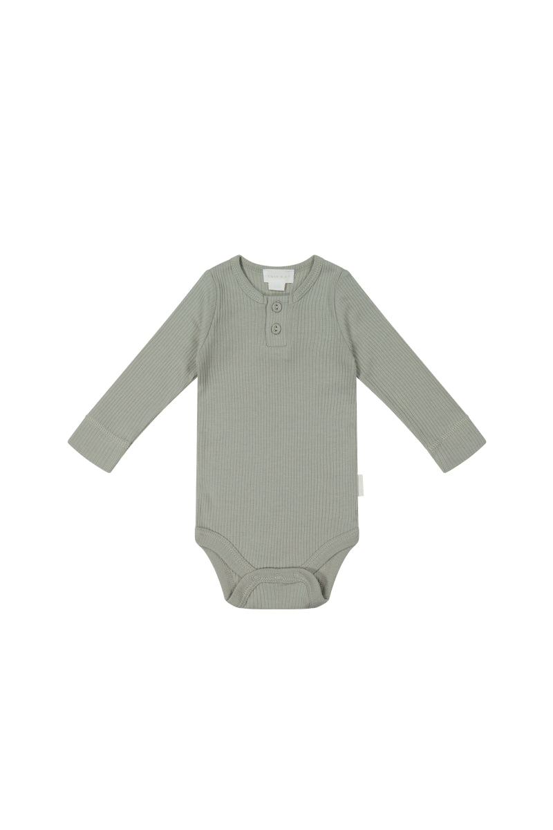 Organic Cotton Modal Long Sleeve Bodysuit - Willow Childrens Bodysuit from Jamie Kay Australia