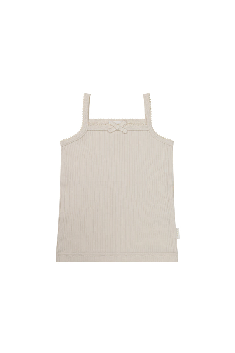 Organic Cotton Modal Singlet - Beech Childrens Singlet from Jamie Kay Australia