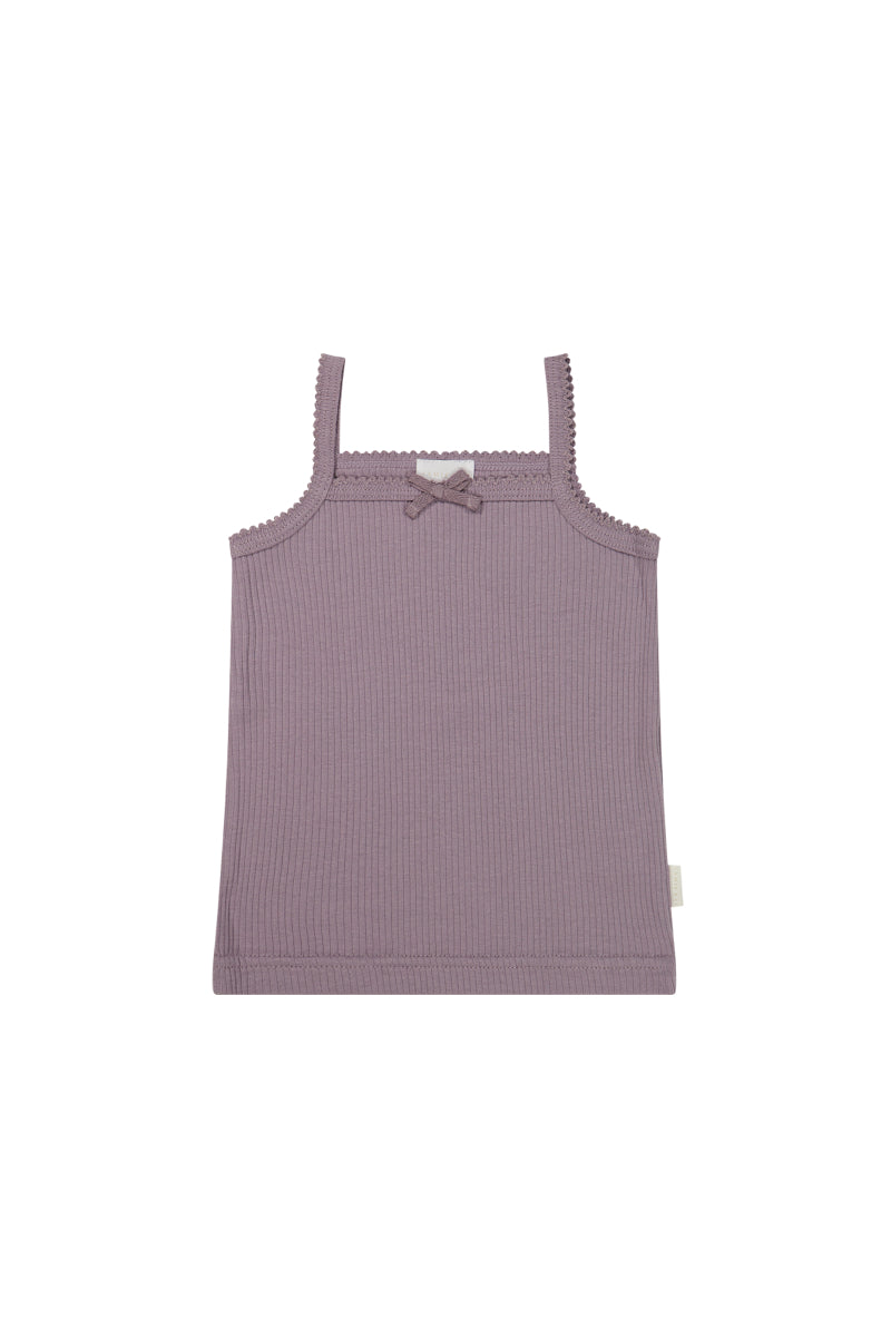 Organic Cotton Modal Singlet - Daisy Childrens Singlet from Jamie Kay Australia