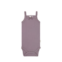 Organic Cotton Modal Singlet Bodysuit - Daisy Childrens Bodysuit from Jamie Kay Australia