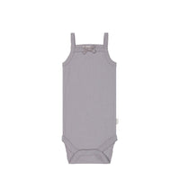 Organic Cotton Modal Singlet Bodysuit - Moon Childrens Bodysuit from Jamie Kay Australia