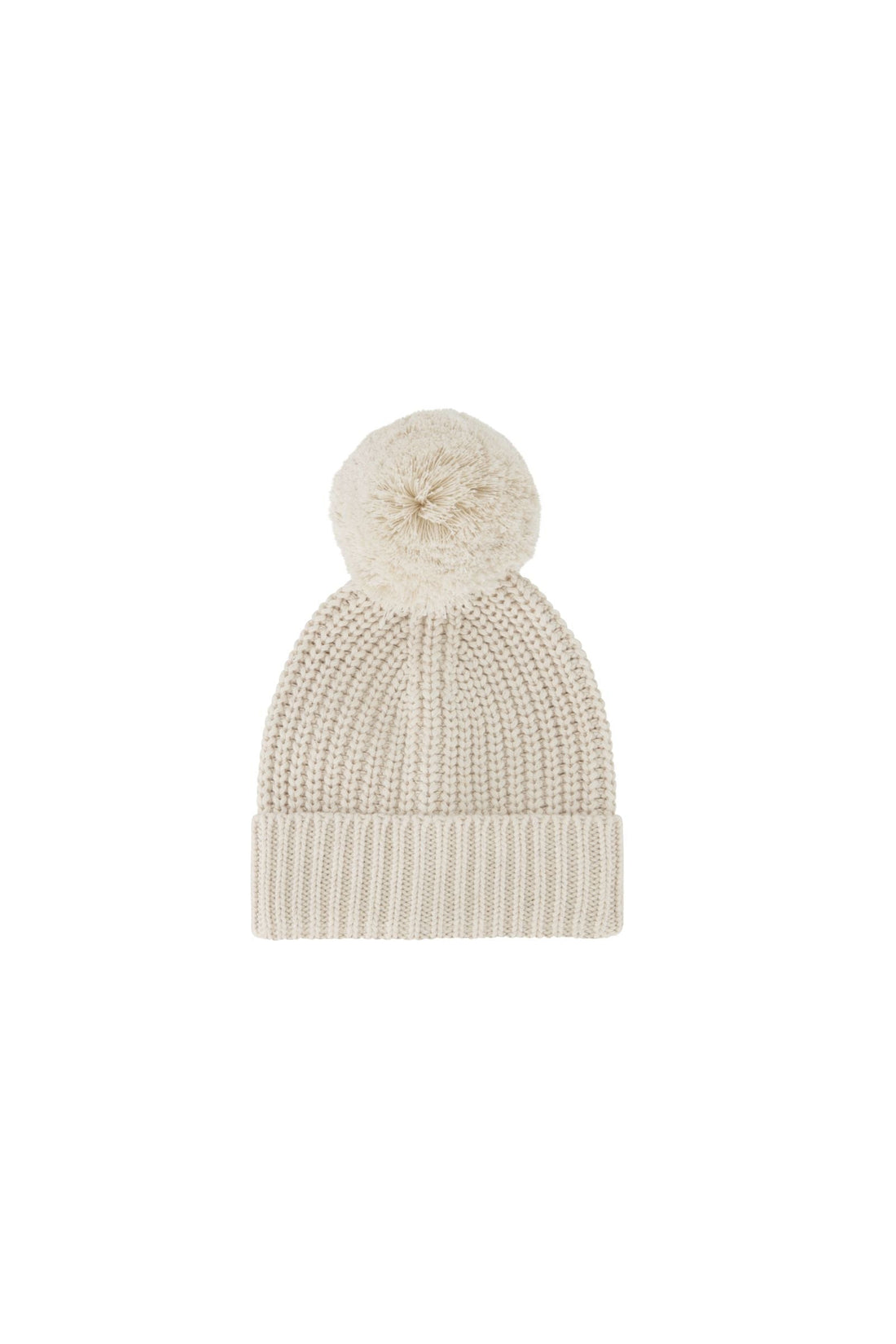 Aurelie Beanie - Light Oatmeal Marle Childrens Hat from Jamie Kay Australia