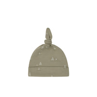 Organic Cotton Knot Beanie - Noel Tree Childrens Hat from Jamie Kay Australia