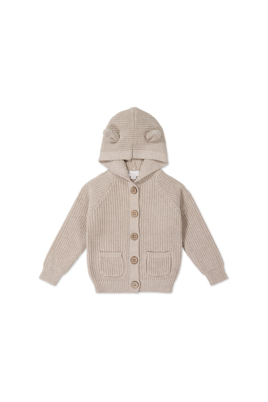 Humphrey Knitted Cardigan - Sand Marle Fleck Childrens Cardigan from Jamie Kay Australia