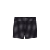 Organic Cotton Everyday Bike Short - Gingham Night Childrens Short from Jamie Kay Australia