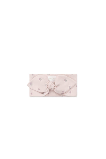 Organic Cotton Headband - Meredith Violet Childrens Headband from Jamie Kay Australia