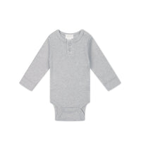 Organic Cotton Modal Long Sleeve Bodysuit - Icicle Marle Childrens Bodysuit from Jamie Kay Australia