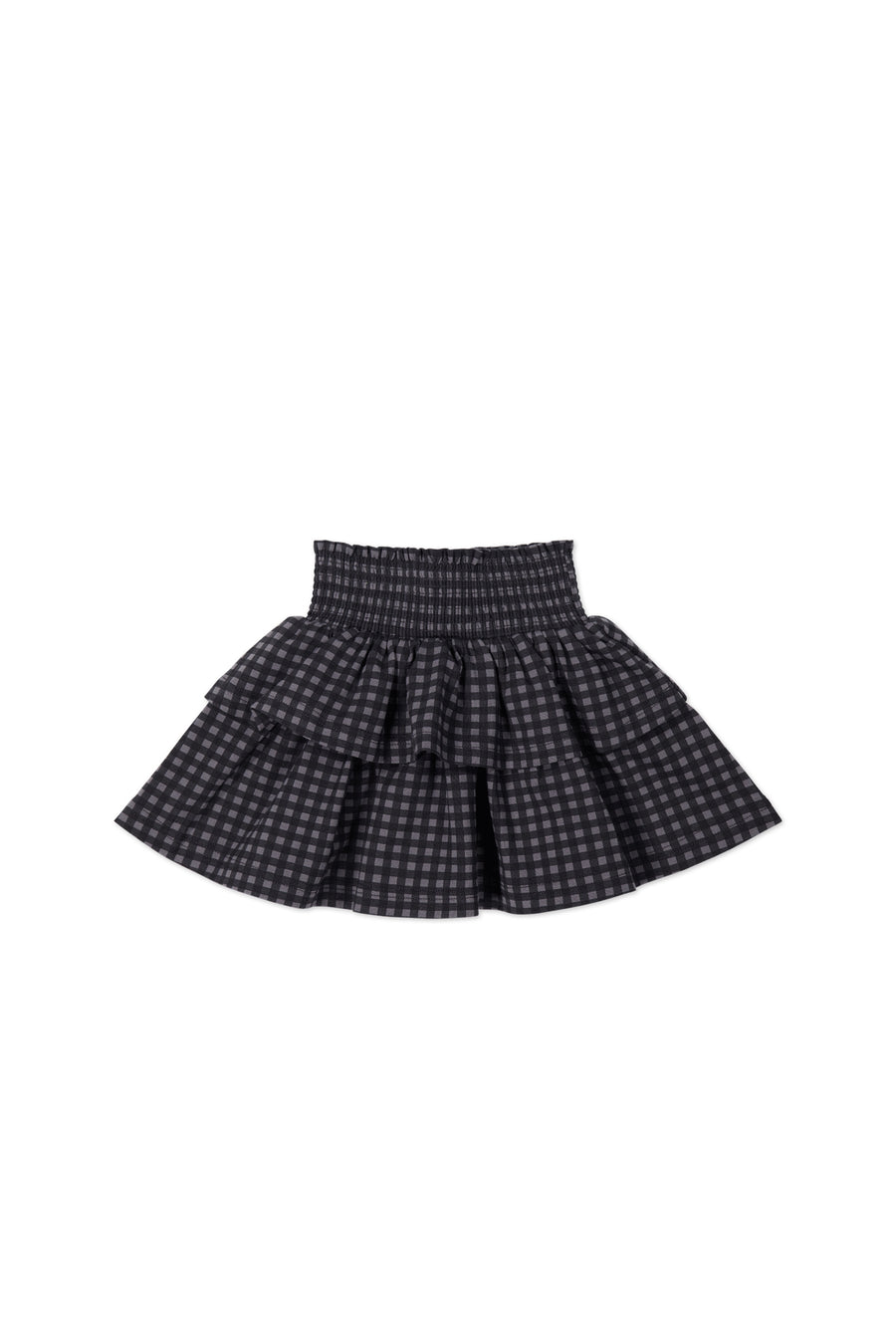 Organic Cotton Ruby Skirt - Gingham Night Childrens Skirt from Jamie Kay Australia