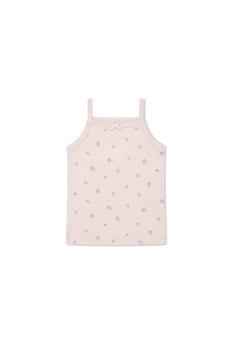 Organic Cotton Singlet - Meredith Violet Childrens Singlet from Jamie Kay Australia