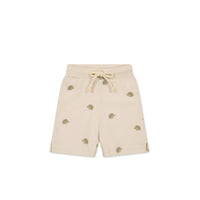 Pima Cotton Marley Short - Henry Hedgehog Birch Childrens Short from Jamie Kay Australia