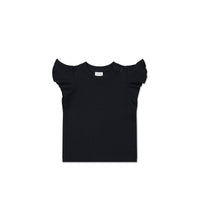 Pima Cotton Ruby Top - Black Bean Childrens Top from Jamie Kay Australia