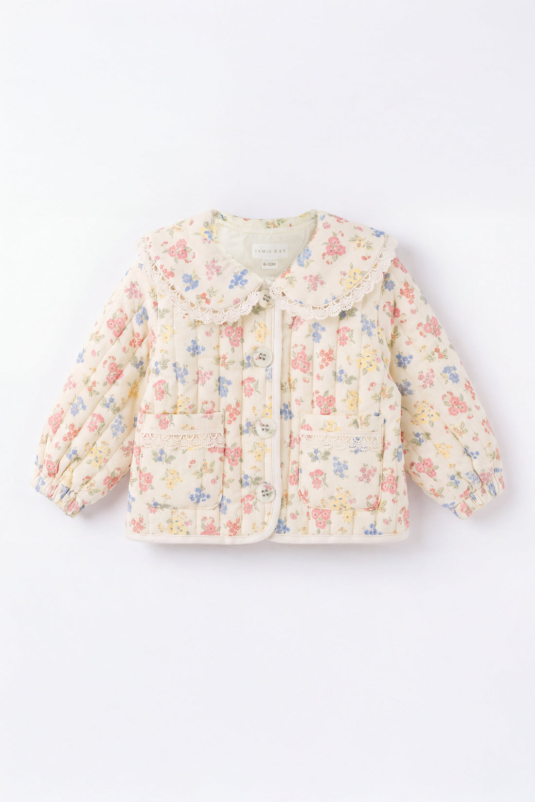 Jaida Pincord Jacket - Morgan Vanilla Childrens Jacket from Jamie Kay Australia