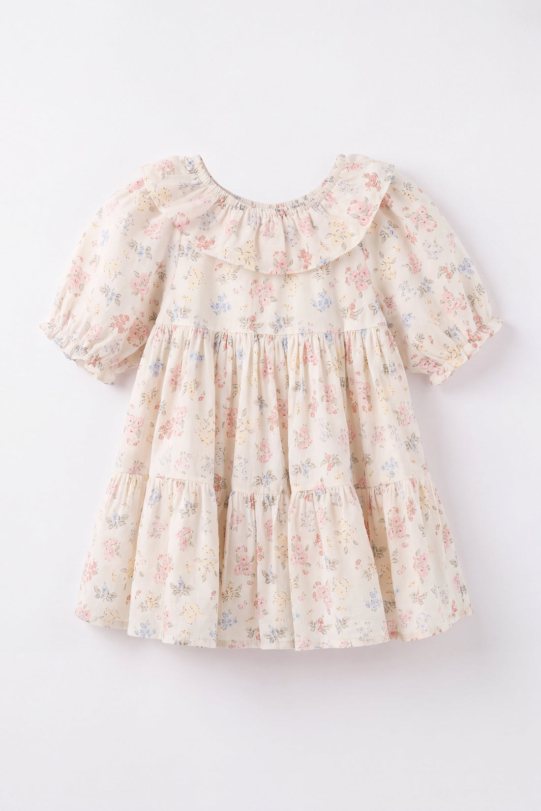 Organic Cotton Acacia Dress - Morgan Vanilla Childrens Dress from Jamie Kay Australia