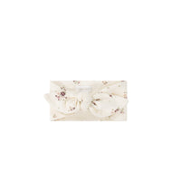 Organic Cotton Headband - Lauren Floral Childrens Headband from Jamie Kay Australia