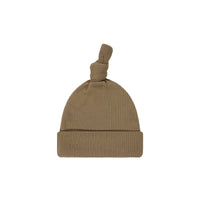 Organic Cotton Modal Marley Beanie - Pecan Childrens Hat from Jamie Kay Australia