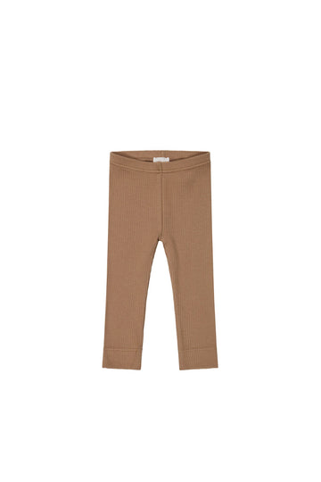 Organic Cotton Modal Everyday Legging - Cavern Clay Childrens Legging from Jamie Kay Australia