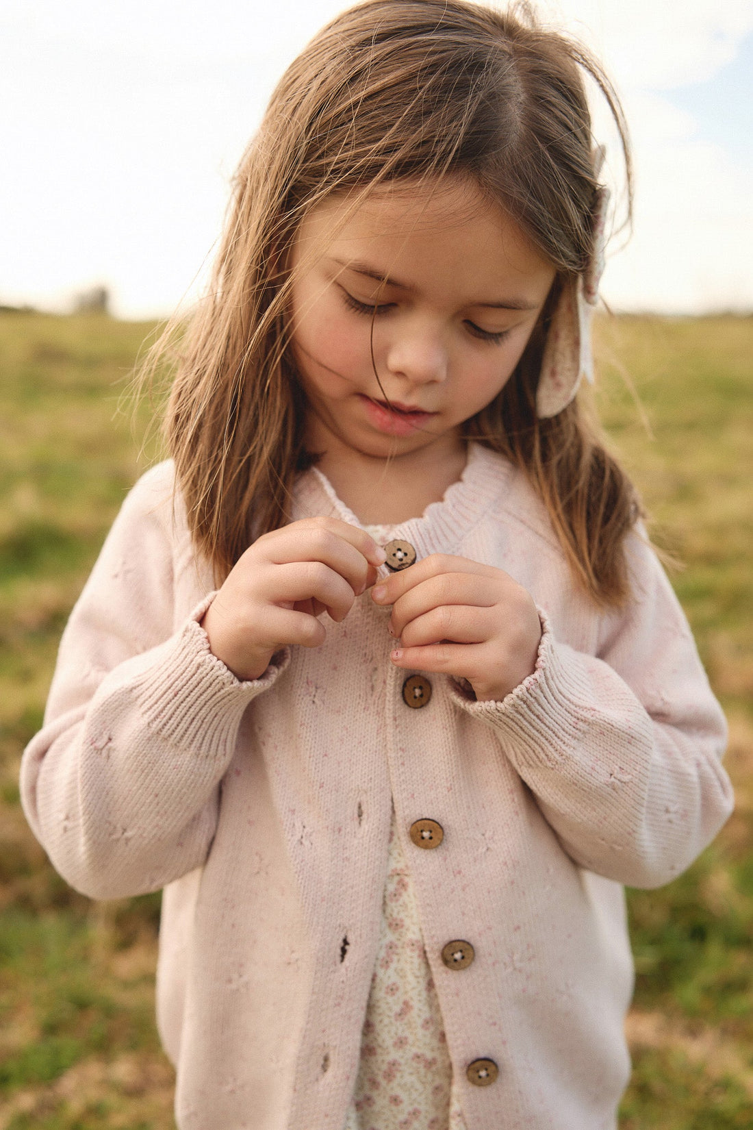 Felicity Cardigan - Ballerina Fleck Childrens Cardigan from Jamie Kay Australia