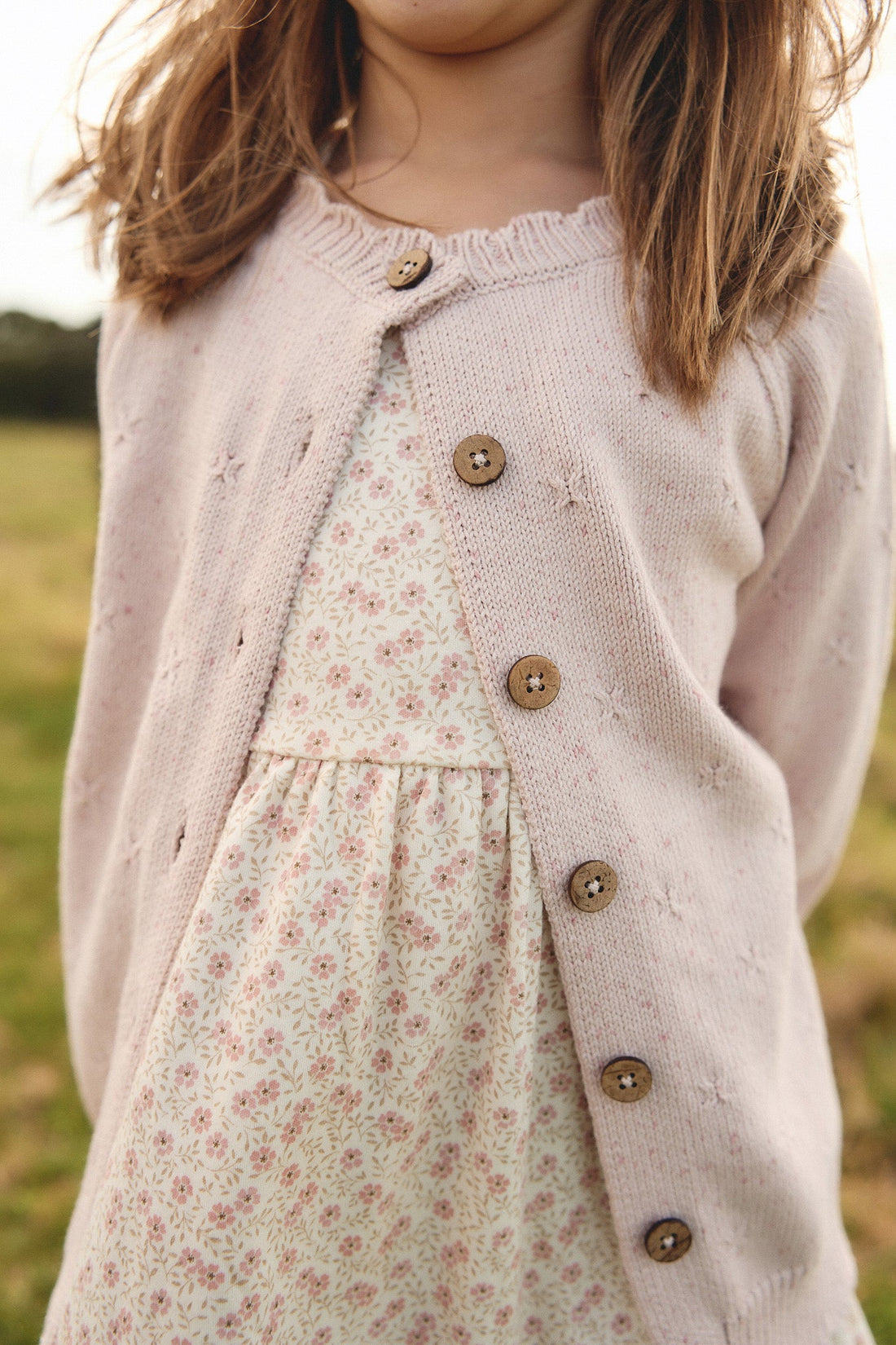 Felicity Cardigan - Ballerina Fleck Childrens Cardigan from Jamie Kay Australia