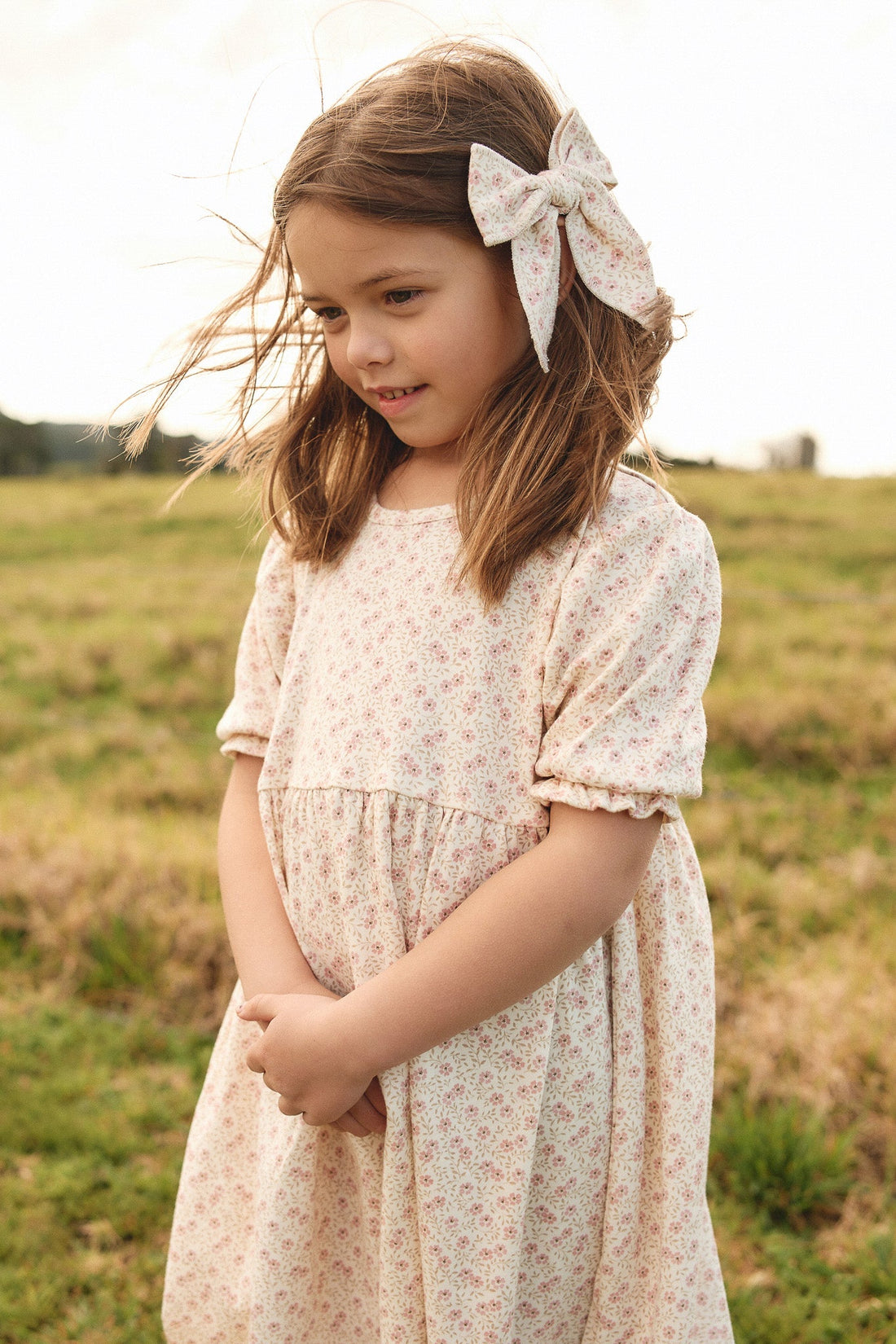 Organic Cotton Penny Dress - Emmy Egret Childrens Dress from Jamie Kay Australia