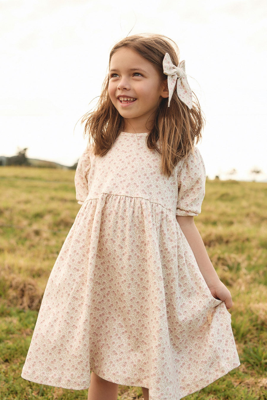 Organic Cotton Penny Dress - Emmy Egret Childrens Dress from Jamie Kay Australia