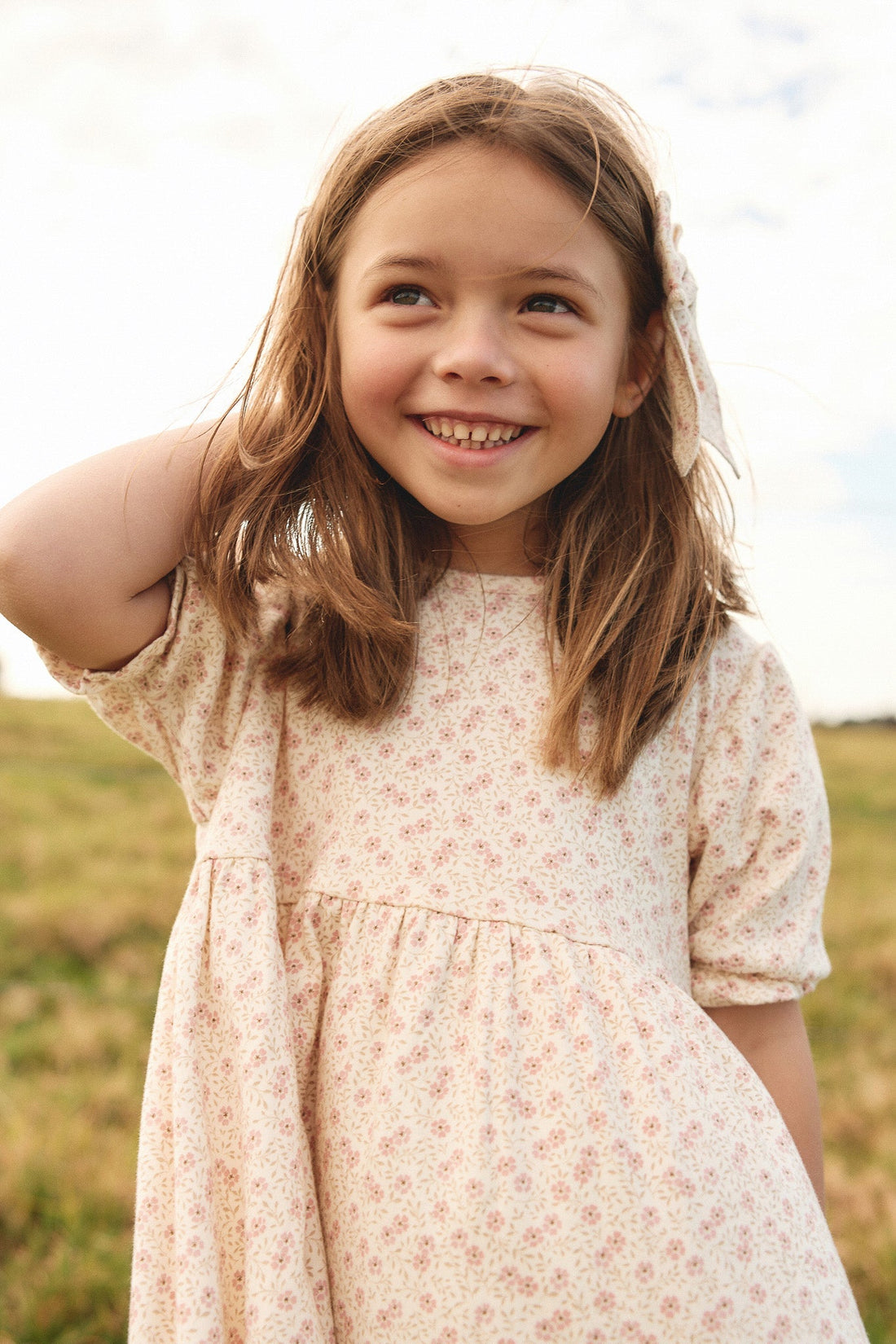 Organic Cotton Penny Dress - Emmy Egret Childrens Dress from Jamie Kay Australia