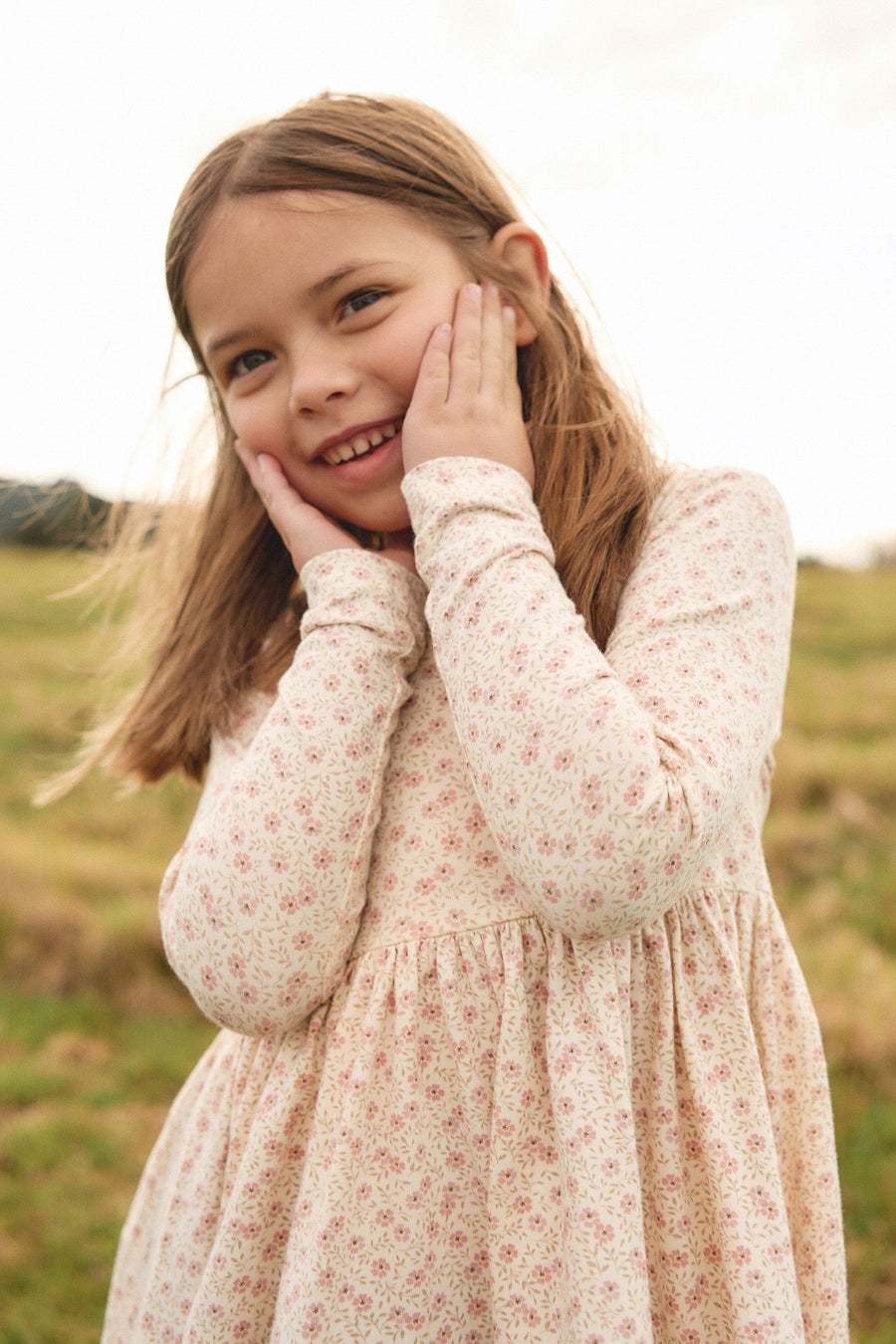 Organic Cotton Tallulah Dress - Emmy Egret Childrens Dress from Jamie Kay Australia