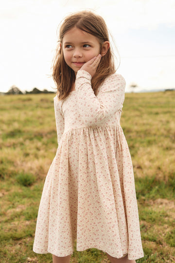 Organic Cotton Tallulah Dress - Emmy Egret Childrens Dress from Jamie Kay Australia