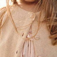 Noelle Cardigan - Oatmeal Marle Childrens Cardigan from Jamie Kay Australia