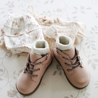 Leather Boot - Blush Childrens Footwear from Jamie Kay Australia