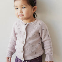 Organic Cotton Frill Bloomer - Goldie Huckleberry Sparse Childrens Bloomer from Jamie Kay Australia