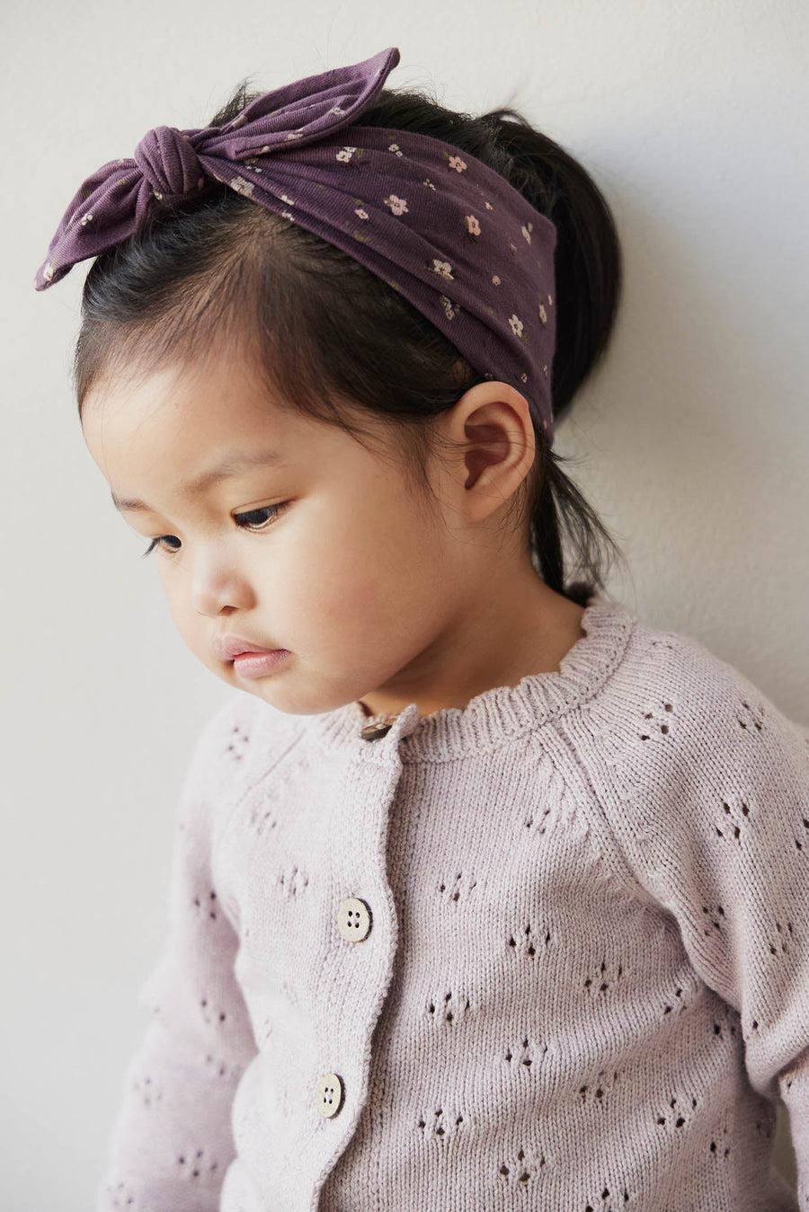 Organic Cotton Headband - Goldie Huckleberry Sparse Childrens Headband from Jamie Kay Australia