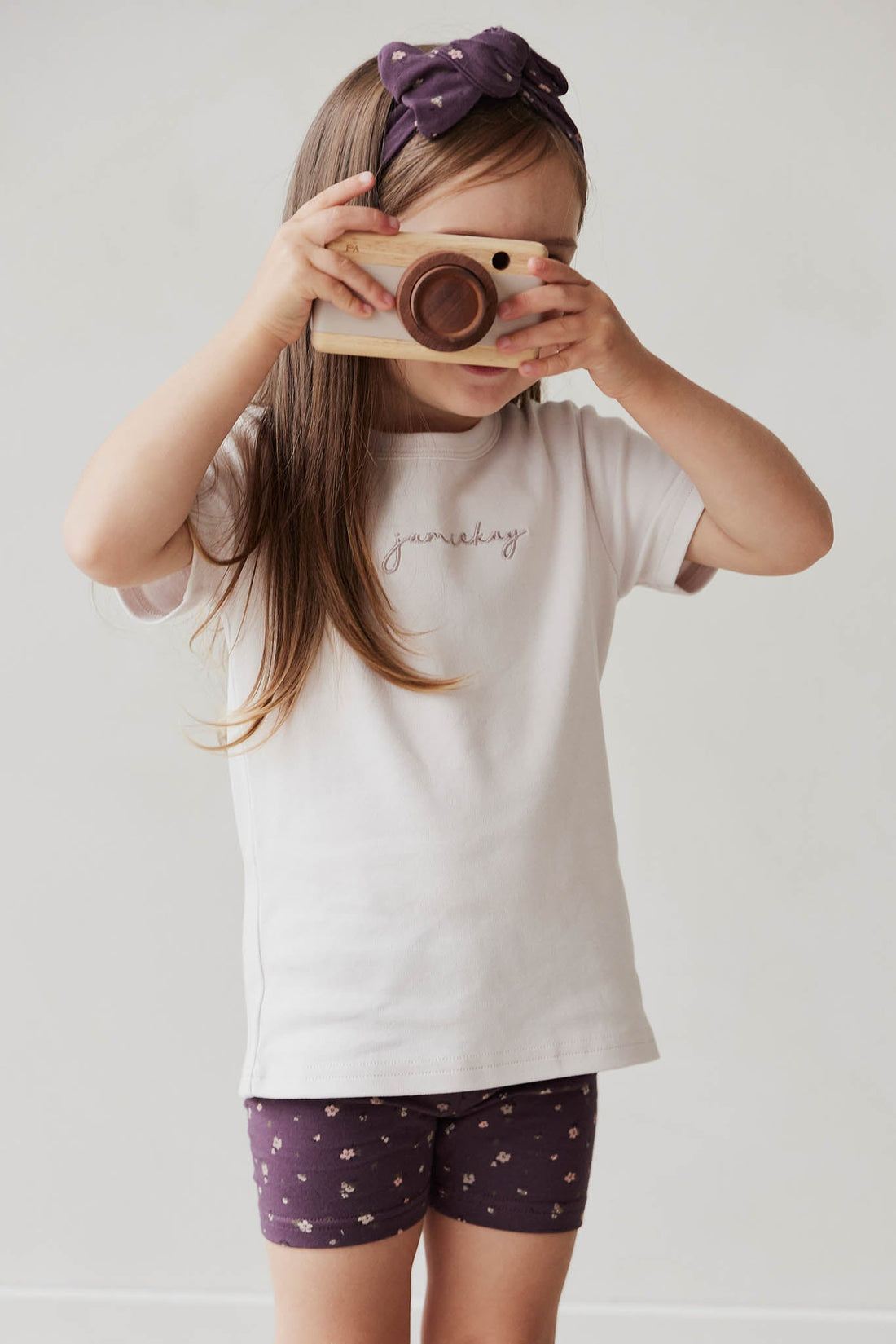 Pima Cotton Aude Tee - Luna Childrens Top from Jamie Kay Australia