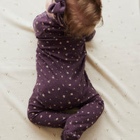 Organic Cotton Melanie Onepiece - Goldie Huckleberry Sparse Childrens Onepiece from Jamie Kay Australia