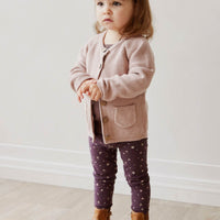 Organic Cotton Legging - Goldie Huckleberry Sparse Childrens Legging from Jamie Kay Australia