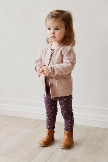 Organic Cotton Legging - Goldie Huckleberry Sparse Childrens Legging from Jamie Kay Australia