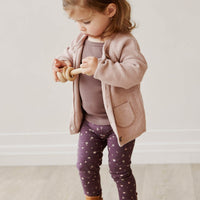 Organic Cotton Legging - Goldie Huckleberry Sparse Childrens Legging from Jamie Kay Australia