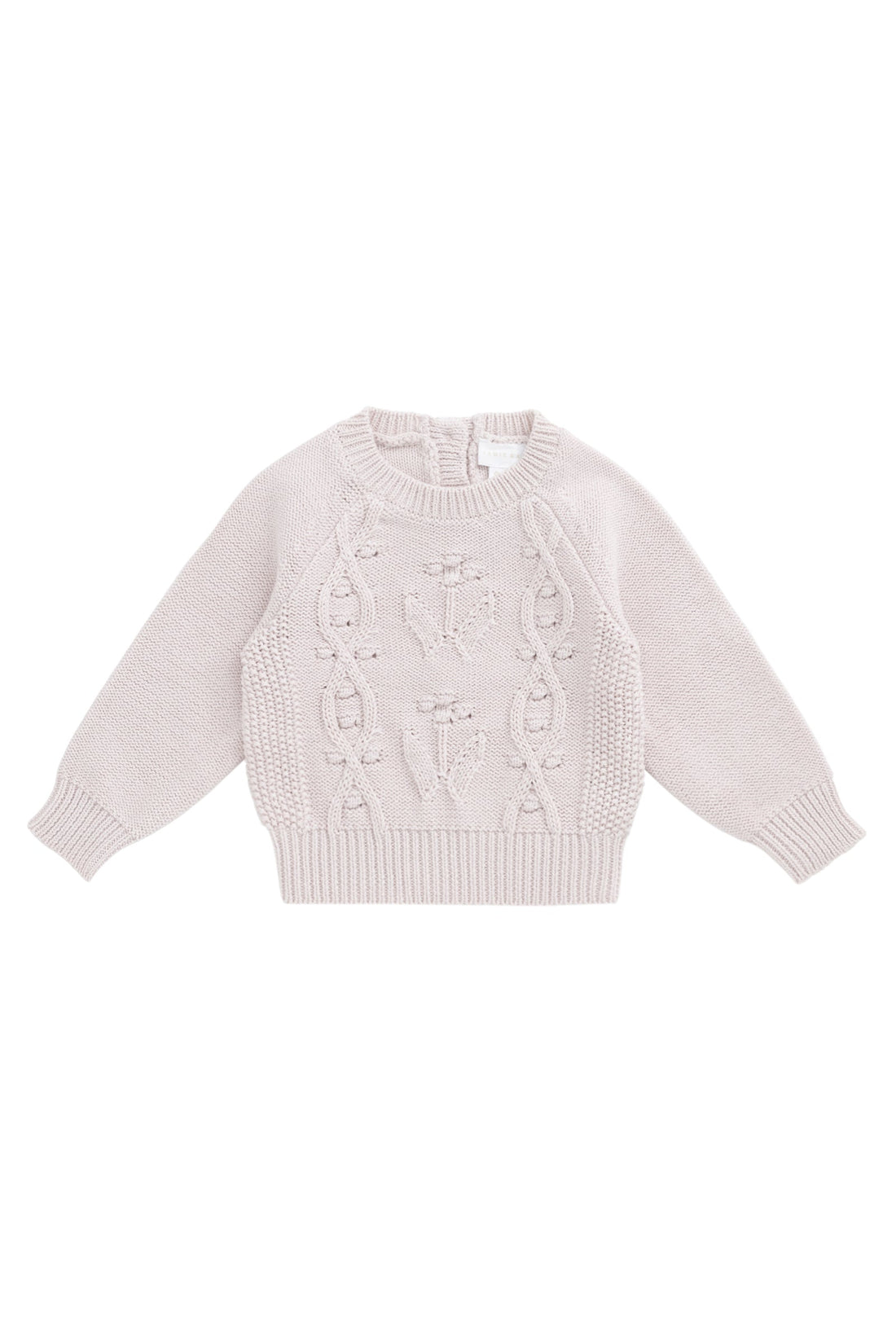 Sophia Jumper - Soft Misty Rose Childrens Jumper from Jamie Kay Australia