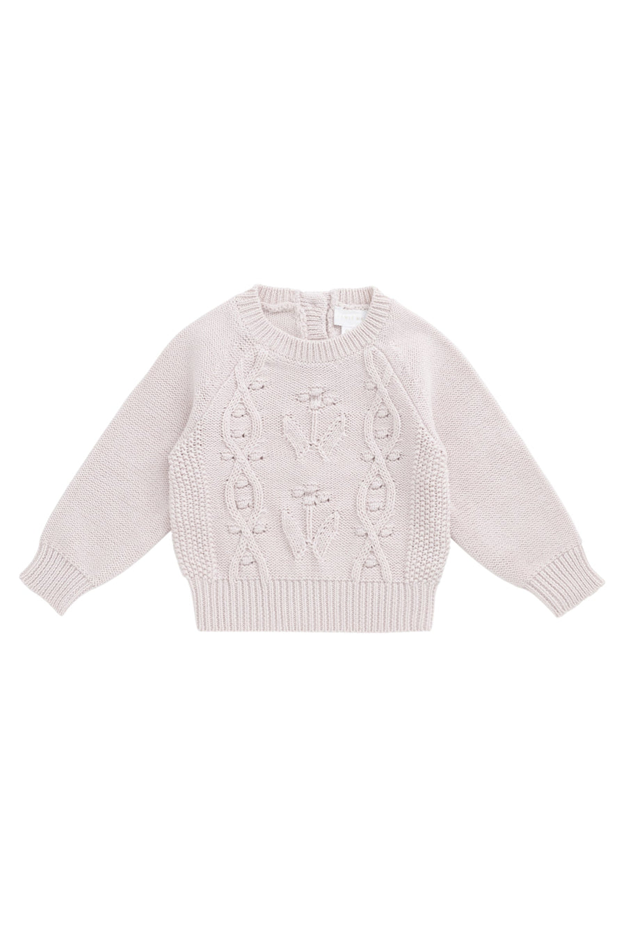 Sophia Jumper - Soft Misty Rose Childrens Jumper from Jamie Kay Australia