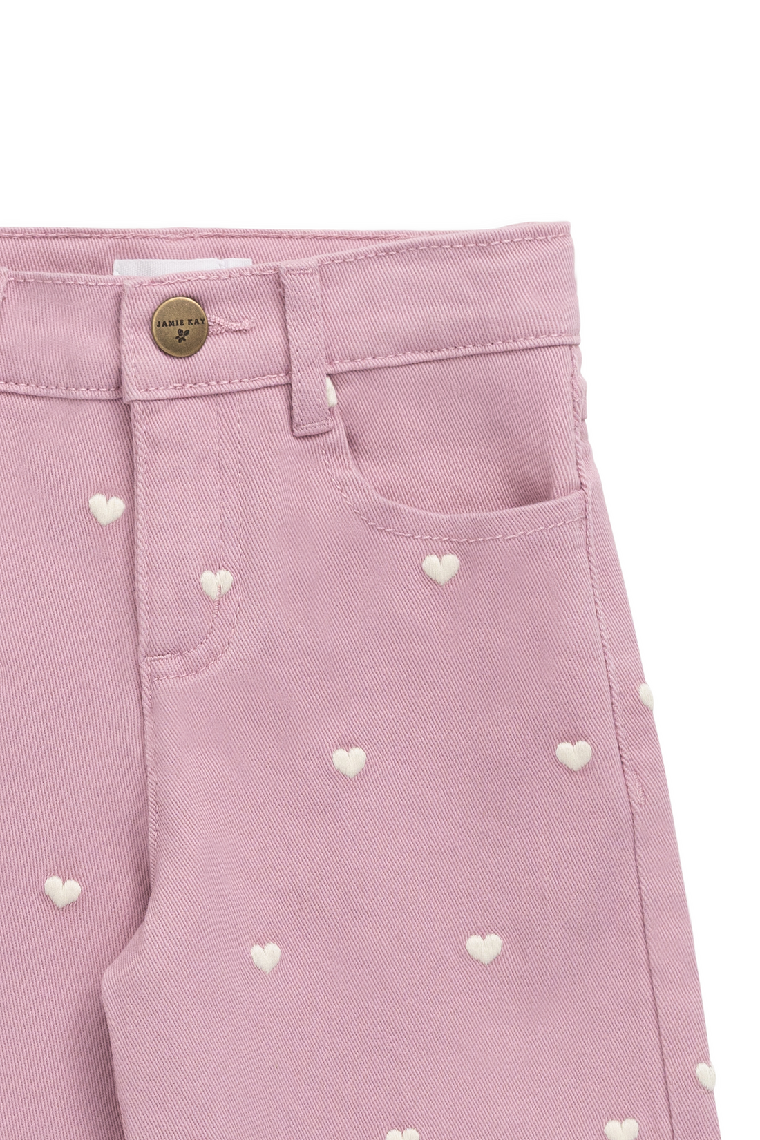 Astra Pant - Petite Heart Orchid Childrens Pant from Jamie Kay Australia