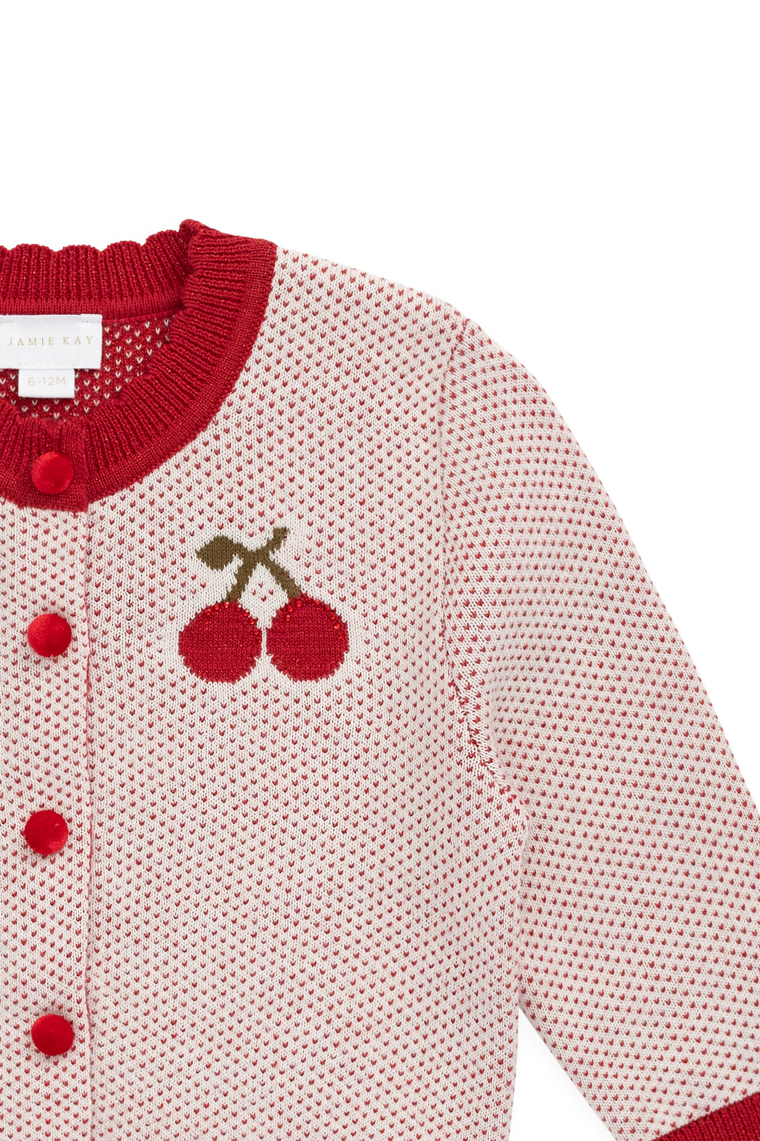 Liana Cardigan - Liana Cherry Childrens Cardigan from Jamie Kay Australia