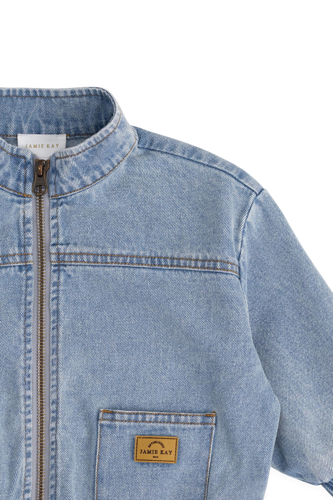 Murray Denim Jacket - Light Wash Childrens Jacket from Jamie Kay Australia