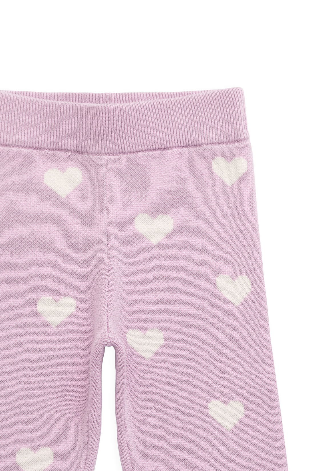 Kayla Pant - Kayla Heart Jacquard Orchid Dream Childrens Pants from Jamie Kay Australia