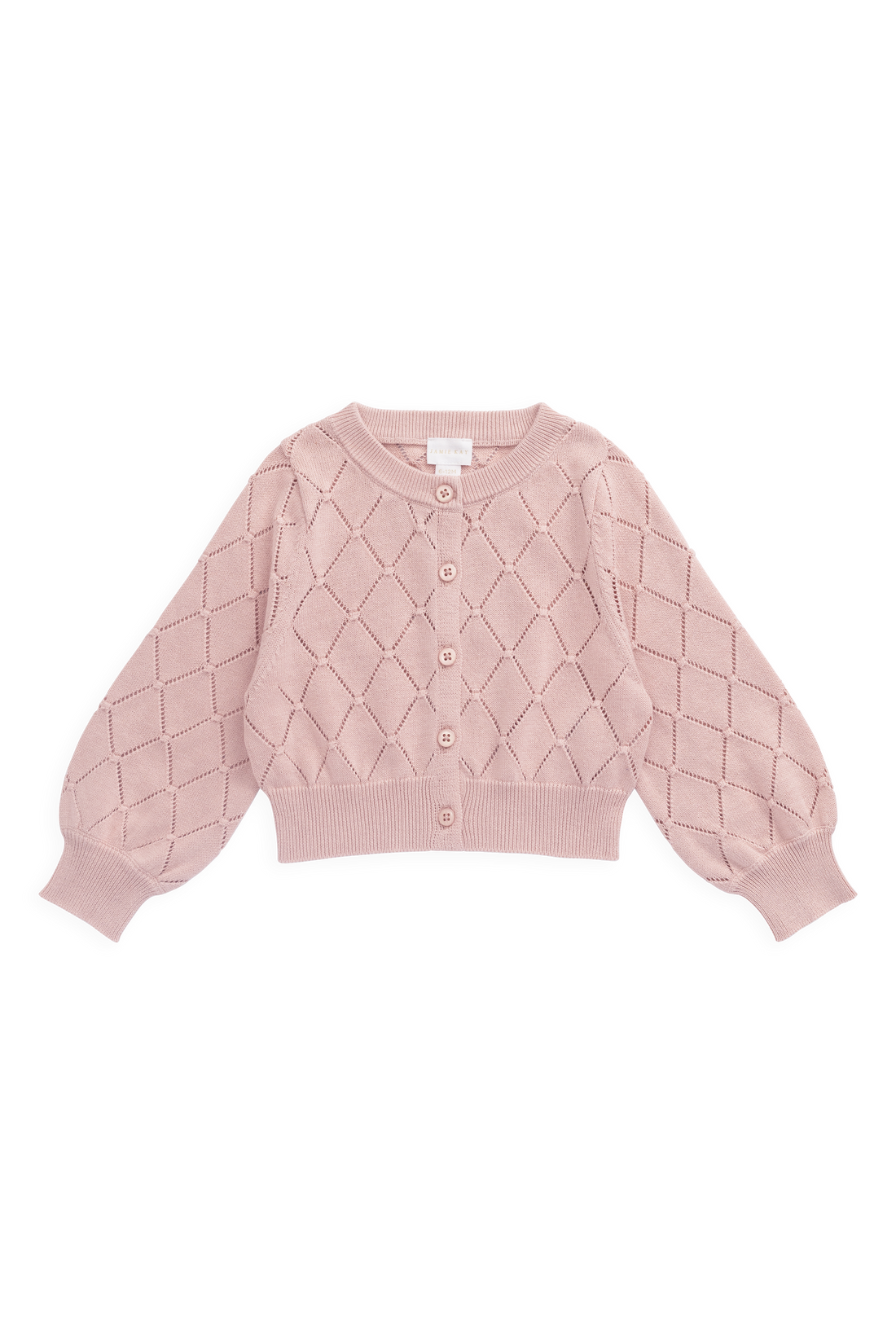 Lilah Cardigan - Shell Pink Childrens Cardigan from Jamie Kay Australia
